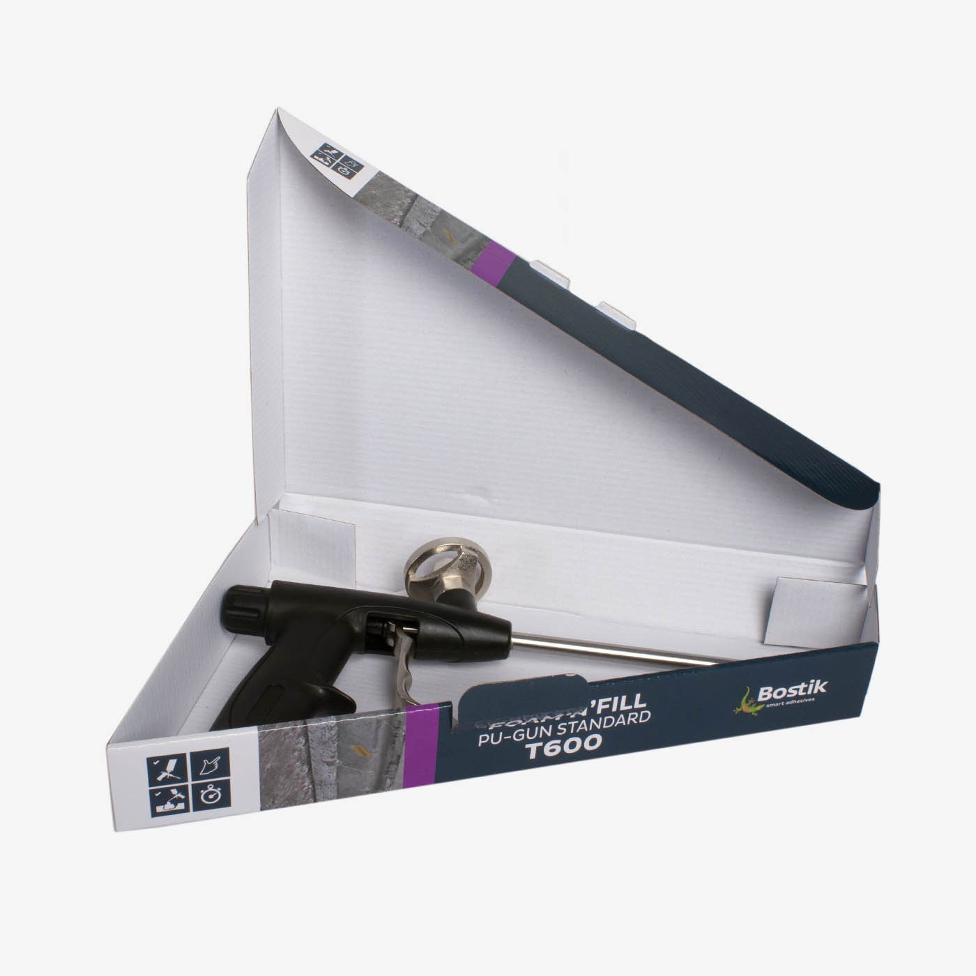 Pistoletas Bostik montavimo putoms PU-GUN STANDART T-600 - Image 3