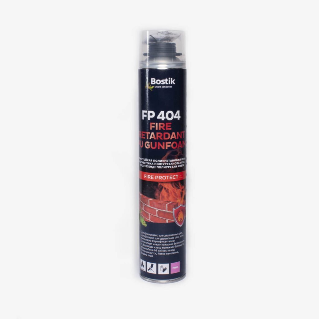 Pistoletinės putos BOSTIK FP404 FIRE RETARDANT PU GUNFOAM, 750ml