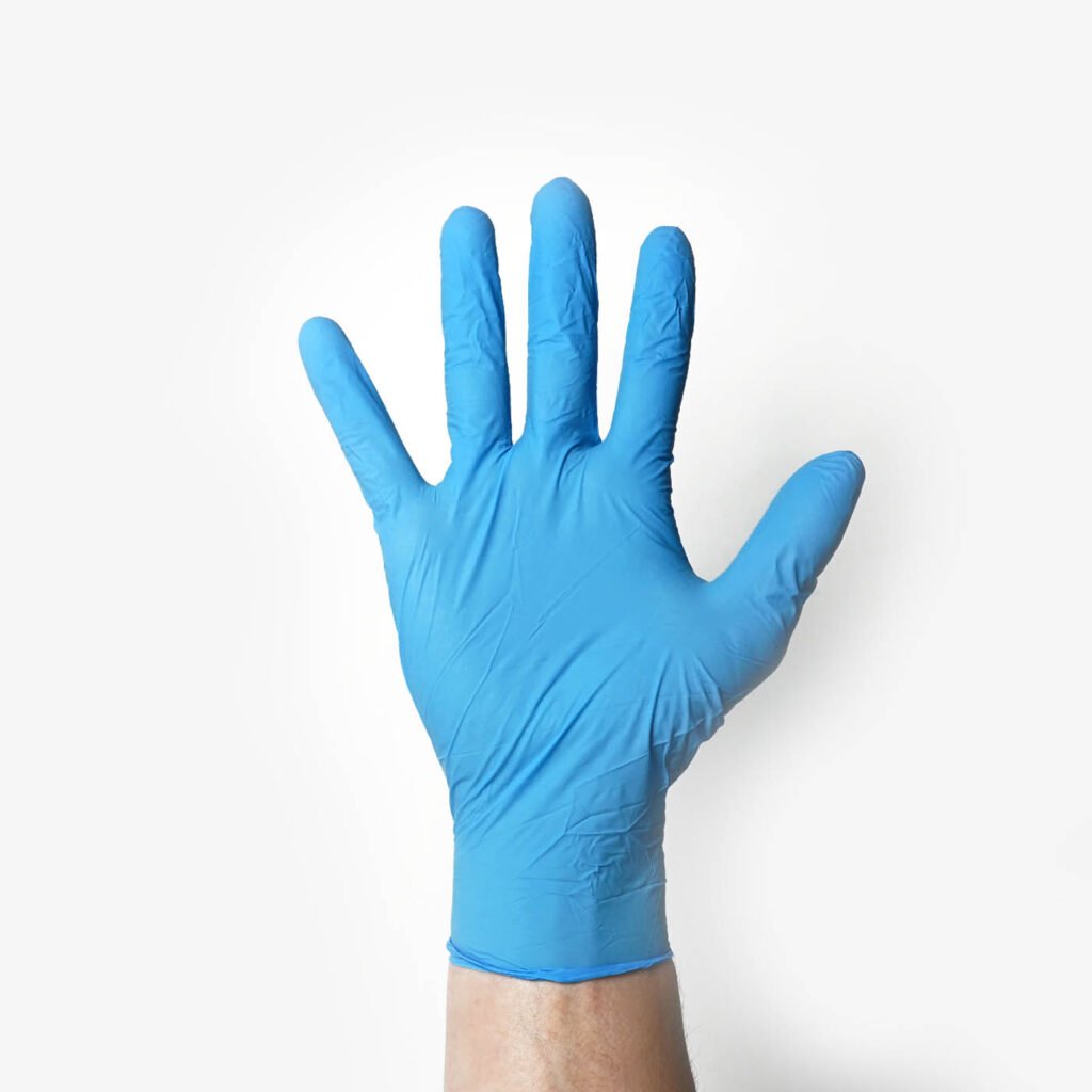 Vienkartinės nitrilinės pirštinės BERRY, mėlynos, 100 vnt.